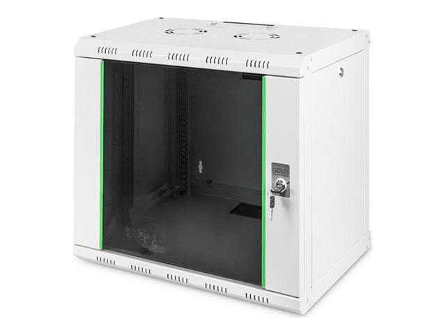 9U WALL MOUNTING CABINET UNIQUE 509X600X450 MM COLOR GREY (RAL 7035)