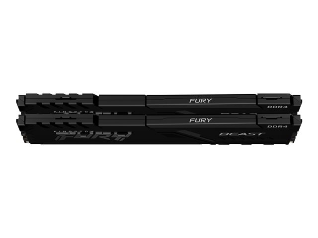Kingston FURY Beast - DDR4 - kit - 64 GB: 2 x 32 GB - DIMM 288-pin - 3600 MHz / PC4-28800 - CL18 - 1.35 V - unbuffered - non-ECC - black