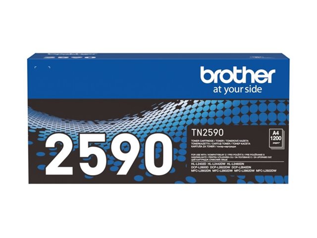 Brother TN2590 - Black - original - box - toner cartridge - for Brother MFC-L2922DW