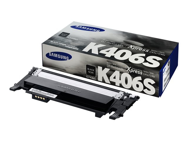 Samsung CLT-K406S - Black - original - toner cartridge (SU118A) - for Samsung CLX-3300, 3302, 3303, 3304, 3305, 3306, 3307, SCX-3300, 3301, 3305, 3306