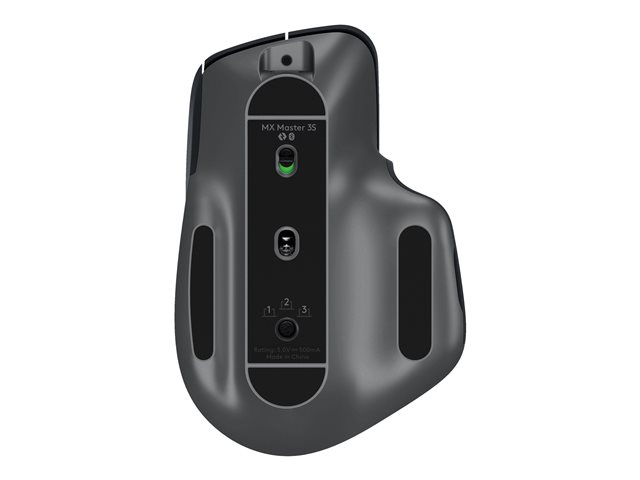 Logitech Master Series MX Master 3S - Bluetooth Edition - mouse - ergonomic - right-handed - optical - 7 buttons - wireless - Bluetooth - graphite