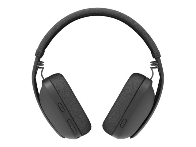 Logitech Zone Vibe 100 - Headset - full size - Bluetooth - wireless - graphite