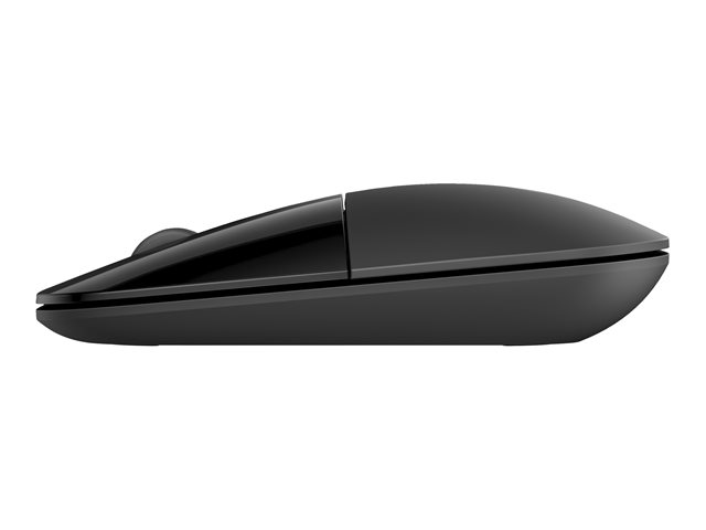 HP Z3700 - Mouse - optical - 3 buttons - wireless - Bluetooth 5.0, 2.4 GHz - USB wireless receiver - black