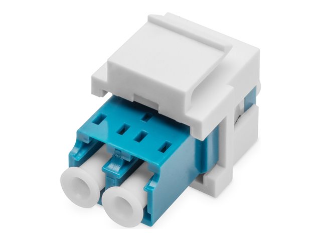 Fiber LC-duplex coupler SM