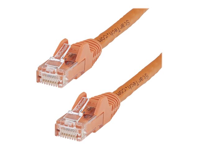 15 ft Orange Snagless Cat6 Patch Cable