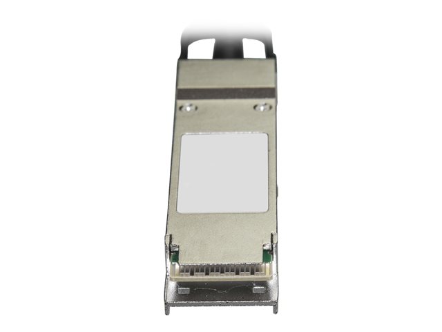 StarTech.com MSA Uncoded Compatible 15m/49.2ft 40G QSFP+ to QSFP+ AOC Cable, 40 GbE QSFP+ Active Optical Fiber, 40 Gbps QSFP Plus/Transceiver Module Cable, 40GE QSFP+ Active Optical Cable - Lifetime Warranty (QSFP40GAO15M) - 40GBase direct attach cable - QSFP+ latched to QSFP+ latched - 15 m - fibre optic - SFF-8436 - active - black