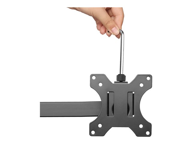 Neomounts FPMA-D540BLACK - Mounting kit (desk mount) - full-motion - for flat panel - black - screen size: 10\"-32\" - clamp mountable, grommet