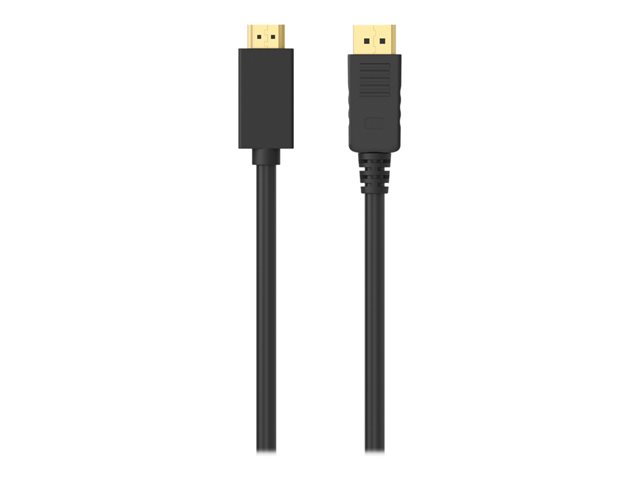 Belkin 6ft DisplayPort to HDMI Cable, M/M, 4k - Adapter cable - DisplayPort male to HDMI male - 1.8 m - shielded - for P/N: F4U097tt, F4U109tt