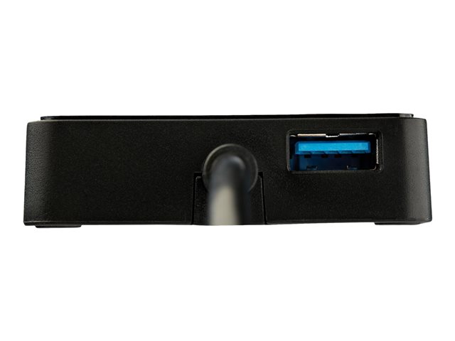 StarTech.com USB 3.0 to Dual Port Gigabit Ethernet Adapter w/ USB Port - 10/100/100 - USB Gigabit LAN Network NIC Adapter (USB32000SPT) - Network adapter - USB 3.0 - 1GbE - 1000Base-T - 2 ports - black