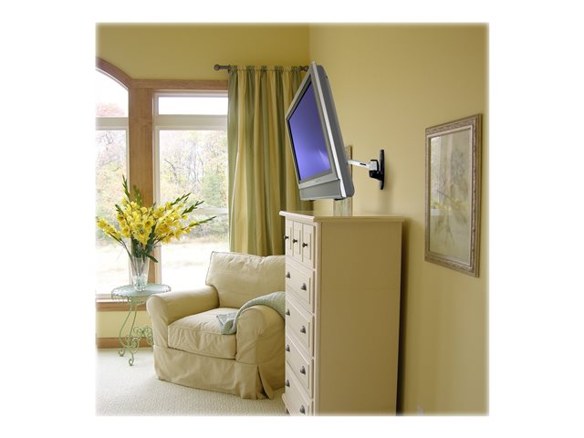 Ergotron LX HD Wall Mount Swing Arm - Mounting kit (swing arm) - for TV - aluminium - screen size: up to 49\" - wall-mountable