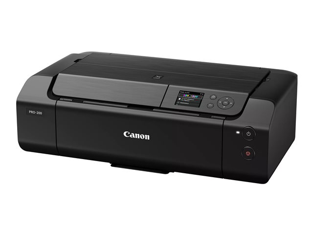 ImagePROGRAF PRO-200 A3+ 4.800 (horizontal) x 2.400 (vertical) dpi 8 colours u003d Y/M/C/PC/PM/Gy/LGy/BK 1 Min. 30 Sec USB WLAN