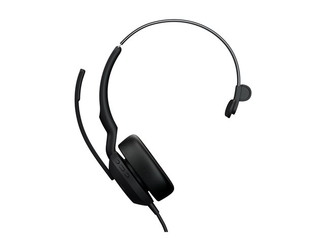 Jabra Evolve2 50 MS Mono - Headset - on-ear - wired - active noise cancelling - USB-C, USB-A - Certified for Microsoft Teams