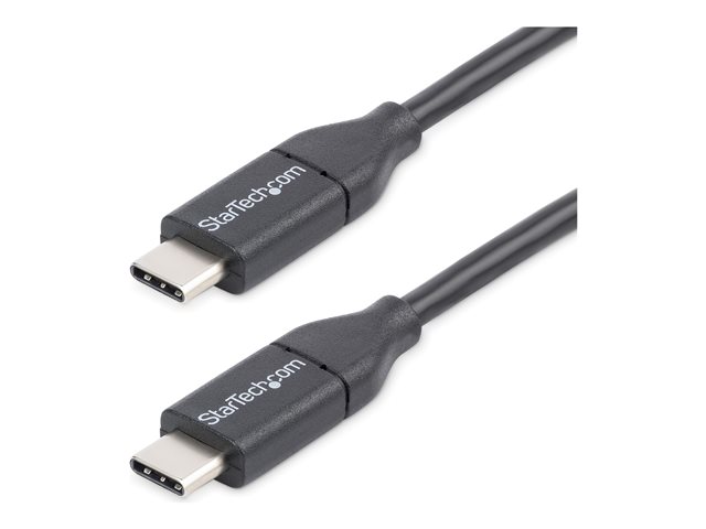 StarTech.com USB C to USB C Cable - 3m / 10 ft - USB Cable Male to Male - USB-C Cable - USB-C Charge Cable - USB Type C Cable - USB 2.0 (USB2CC3M) - USB cable - 24 pin USB-C (M) to 24 pin USB-C (M) - Thunderbolt 3 / USB 2.0 - 3 m - black - for P/N: DKT30CHD