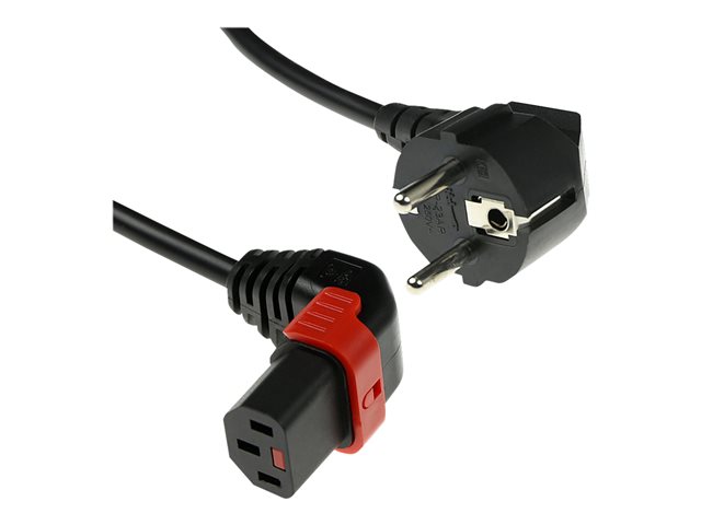 PWR CORD CEE7/7-C13 LOCK U 3M. 1 stk