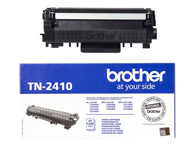 Brother TN2410 - Black - original - toner cartridge - for Brother DCP-L2510, L2530, L2537, L2550, HL-L2350, L2370, L2375, MFC-L2713, L2730, L2750