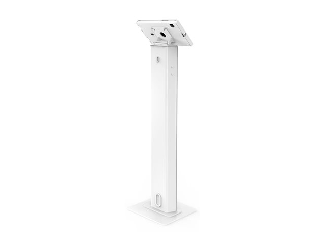 Compulocks Galaxy Tab A9+ Apex Enclosure Brandable Floor Stand - Mounting kit (enclosure, stand) - exposed front/back camera and sensors - for tablet - fixed 45 degree - lockable - high-grade aluminium - white - floor-standing - for Samsung Galaxy Tab A9+