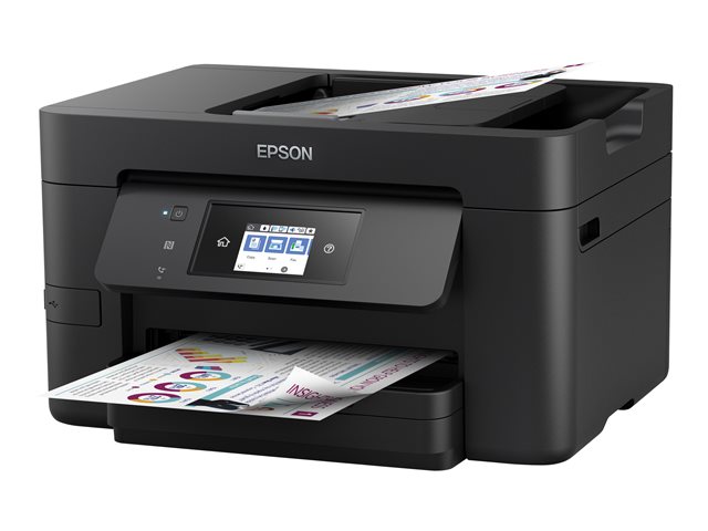 Epson WorkForce Pro WF-4725DWF - Multifunction printer - colour - ink-jet - A4 (210 x 297 mm) (original) - A4/Legal (media) - up to 20 ppm (printing) - 250 sheets - 33.6 Kbps - USB 2.0, Gigabit LAN, Wi-Fi(n), USB host, NFC