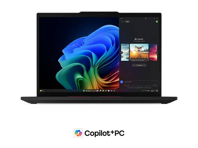 Lenovo ThinkPad T14 Gen 6 21QJ - Copilot+ PC - 180-degree hinge design - AMD Ryzen AI 7 PRO - 350 / up to 5 GHz - Win 11 Pro - Radeon 860M - 64 GB RAM - 1 TB SSD TCG Opal Encryption 2, NVMe, Performance - 14\" IPS 1920 x 1200 - Gigabit Ethernet - Wi-Fi 7, Bluetooth - black - kbd: Belgium - with 1 Year Lenovo Premier Support, CO2 Offset 0.5 ton (2nd Gen)