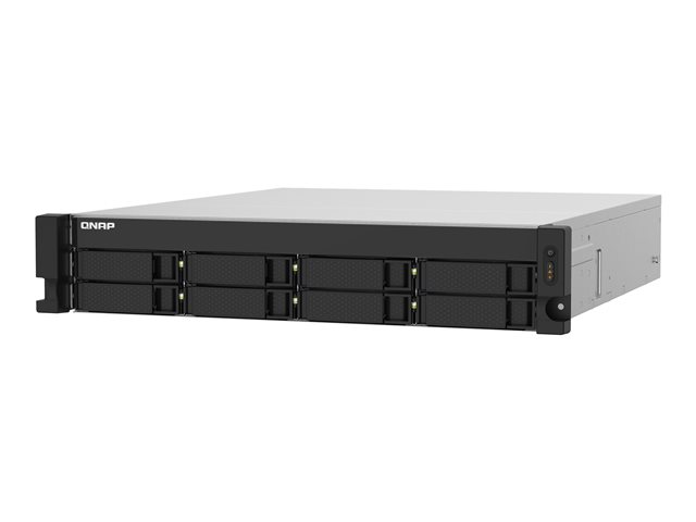 QNAP TS-832PXU - NAS server - 8 bays - rack-mountable - SATA 6Gb/s - RAID RAID 0, 1, 5, 6, 10, 50, 60, JBOD - RAM 4 GB - Gigabit Ethernet / 2.5 Gigabit Ethernet / 10 Gigabit Ethernet - iSCSI support - 2U