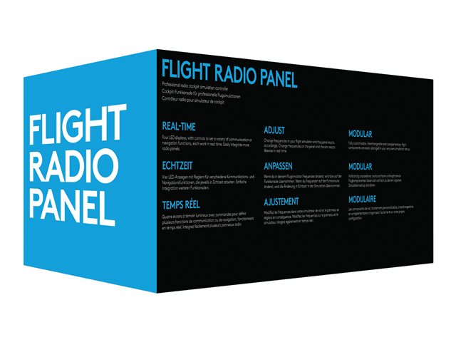 Logitech Flight Radio Panel - Flight simulator instrument panel - wired - for PC