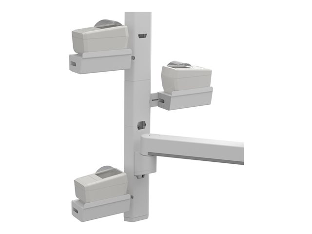 Ergotron - Mounting component (bracket, end caps, shelf, track cover, cord tray) - for printer - white - track mount - for P/N: 45-618-251, 45-619-251, 45-621-251, 45-622-251
