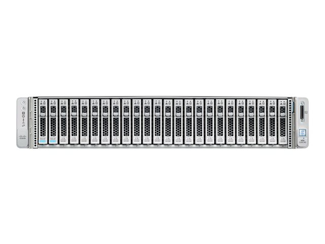 Cisco Business Edition 7000H (Export Restricted) - Server - rack-mountable 2U - 2-way - 2 x Xeon Gold 6132 up to - RAM 192 GB - SATA/SAS - hot-swap 2.5\" bay(s) - HDD 24 x 300 GB - Gigabit Ethernet - monitor: none - remanufactured