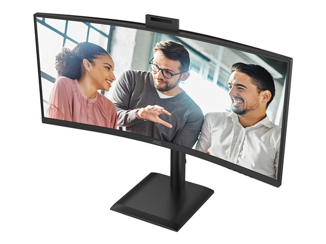 CU34E4CW 34i DOCK VA CURVED UWQHD 1 MS 3440X1440120HZ WID 21/9 USB- C -DP-HDMI LAN RJ45 4XUSB 3.2 BRIGHTNESS 350 CD/M*2 D CONTRASTRATIO 50M:1VIEWING ANGLE