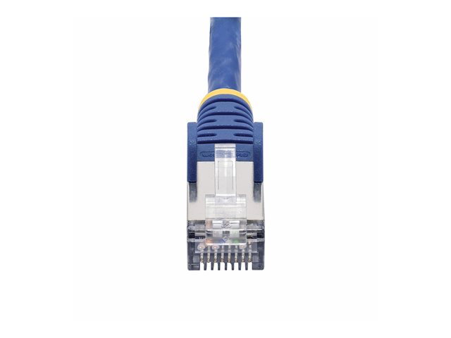 StarTech.com 3m Blue CAT8 Ethernet Cable, Snagless, S/FTP, 25G/40G - Patch cable - RJ-45 (M) to RJ-45 (M) - 3 m - 5.6 mm - S/FTP - 50 micron - CAT 5/5e/6/6a/8 - IEEE 802.3bt/IEEE 802.3ba - snagless, halogen-free, passive - blue