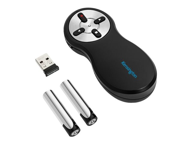 Kensington Si600 Wireless Presenter with Laser Pointer - Presentation remote control - 4 buttons - RF - black