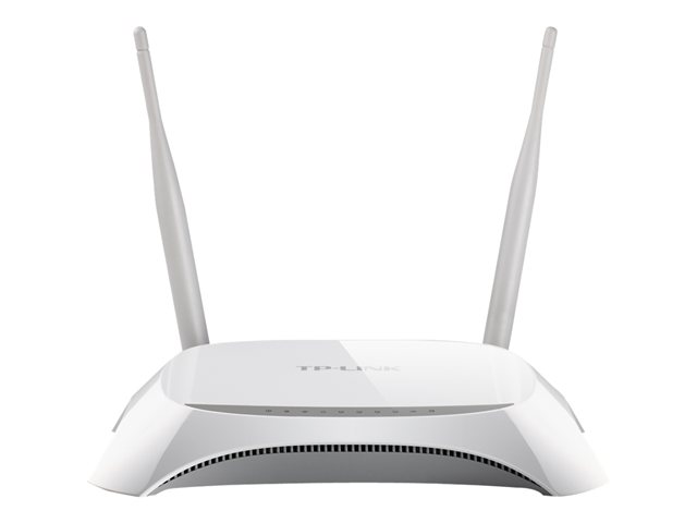 300Mbps Wireless N Router 3G/4G, compatible with UMTS / HSPA / EVDO USB modem, 3G/WAN failover, 2T2R, 2.4GHz, 802.11n/g/b, 2 detachable antennas - V2