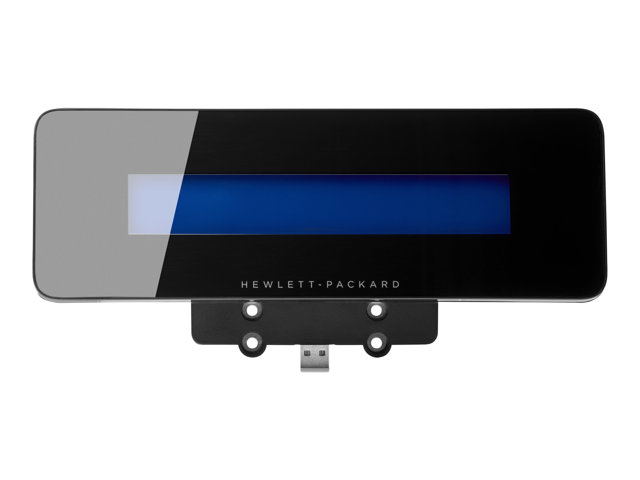 HP Engage One Top Mount Customer Facing Display - Customer display - 480 x 64 - 600 cd/m² - USB - ebony black - USB - for ElitePOS G1 Retail System 141, 143, Engage One 141, 145, Pro
