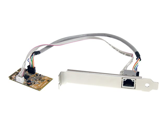 StarTech.com Mini PCIe Card - 10/100/1000Mbps RJ45 Port - IEEE 802.3 - Jumbo Frame - Network Card (ST1000SMPEX) - Network adapter - PCIe Mini Card - Gigabit Ethernet