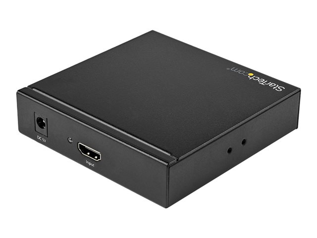 StarTech.com HDMI to RCA Converter Box with Audio - Composite Video Adapter - NTSC/PAL - 1080p (HD2VID2) - Video converter - HDMI - composite video - black