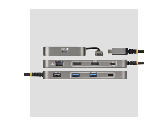 USB4 Dual-HDMI Multiport Hub 140W