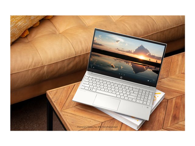 HP Pavilion Laptop 15-eg1024nb - Intel Core i5 1155G7 - Win 11 Home Plus - Iris Xe Graphics - 16 GB RAM - 512 GB SSD NVMe, HP Value - 15.6\" IPS 1920 x 1080 (Full HD) - Wi-Fi 6 - natural silver (cover and base), paint finish (base), sandblasted (cover