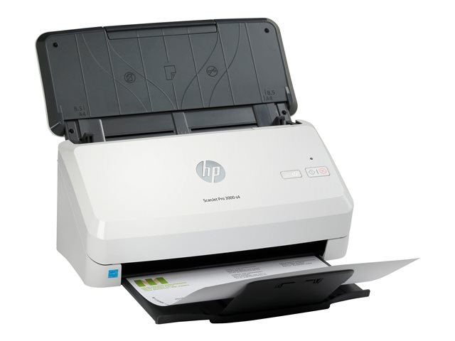 HP Scanjet Pro 3000 s4 Sheet-feed - Document scanner - CMOS / CIS - Duplex - 216 x 3100 mm - 600 dpi x 600 dpi - up to 40 ppm (mono) - ADF (50 sheets) - up to 4000 scans per day - USB 3.0