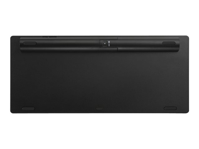 Kensington Multi-Device Dual Wireless Compact Keyboard - Keyboard - wireless - 2.4 GHz, Bluetooth 3.0, Bluetooth 5.0 - French - black