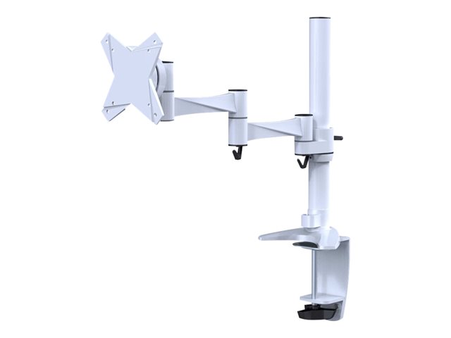 Neomounts FPMA-D1330 - Mounting kit - full-motion - for LCD display - white - screen size: 10\"-30\" - clamp mountable, grommet, desk-mountable