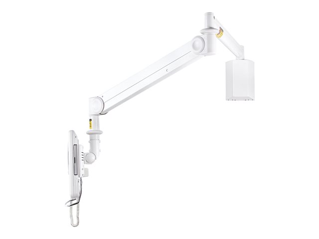 Neomounts FPMA-HAW100HC - Bracket - full-motion - for LCD display - medical - white - screen size: 10\"-30\" - wall-mountable