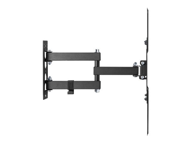 VISION Display Wall Arm Mount - LIFETIME WARRANTY - fits display 37-60\" with VESA sizes up to 400 x 400 - 3 degree tilt up, 10 degree tilt down - reach from wall 60-382 mm, 2.4-15.0\" - thumbscrews - SWL 25 kg, 55 lb - black