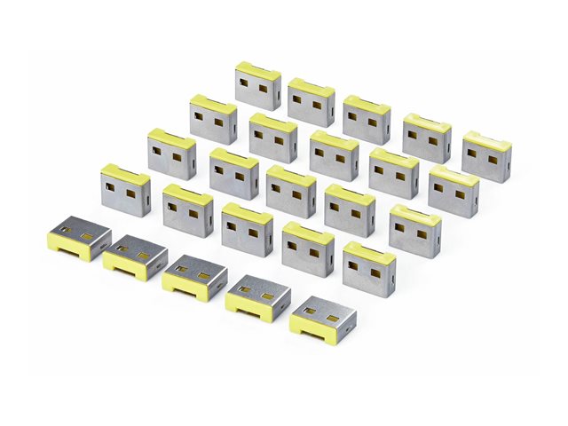USB-A Port Blocker Plugs 25-Pack