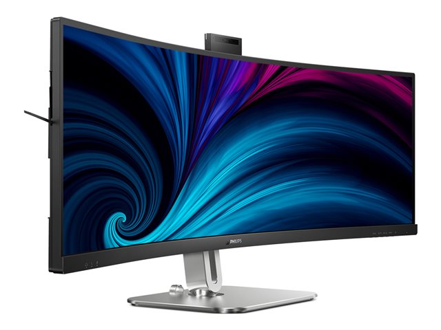 Philips 49B2U5900CH - 5000 Series - LED monitor - curved - USB - 49\" (48.8\" viewable) - 5120 x 1440 Dual Quad HD @ 75 Hz - VA - 400 cd/m² - 3000:1 - DisplayHDR 400 - 4 ms - 2xHDMI, DisplayPort, USB-C - speakers - black