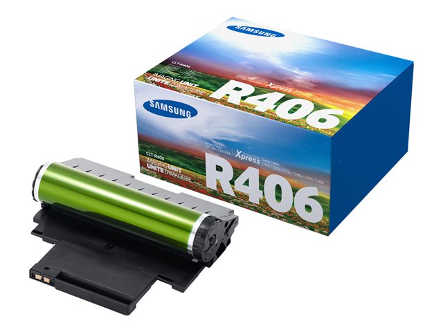 Samsung CLT-R406 - Black, yellow, cyan, magenta - original - printer imaging unit - for Samsung CLX-3300, 3302, 3303, 3304, 3305, 3306, 3307, SCX-3300, 3301, 3305, 3306