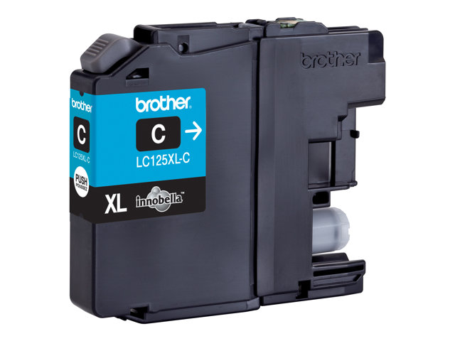 Brother LC125XLC - Super High Yield - cyan - original - blister - ink cartridge - for Brother DCP-J4110DW, MFC-J4410DW, MFC-J4510DW, MFC-J6520DW, MFC-J6720DW, MFC-J6920DW
