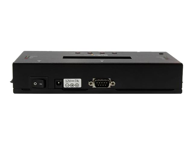 StarTech.com 1:1 Hard Drive Duplicator and Eraser for 2.5\"/ 3.5\" SATA (I/II/III) & SAS (I/II) HDD SSD - LCD & RS-232 - Cloner & Wiper (SATSASDUPE11) - Solid state / hard drive duplicator - 1 bays (SATA-600 / SAS-2)