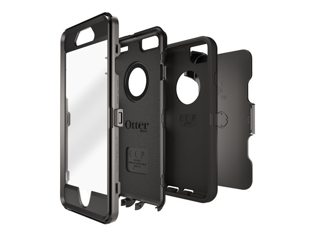 OtterBox Defender Series Apple iPhone 6/6s - Back cover for mobile phone - silicone, polycarbonate - black - for Apple iPhone 6, 6s