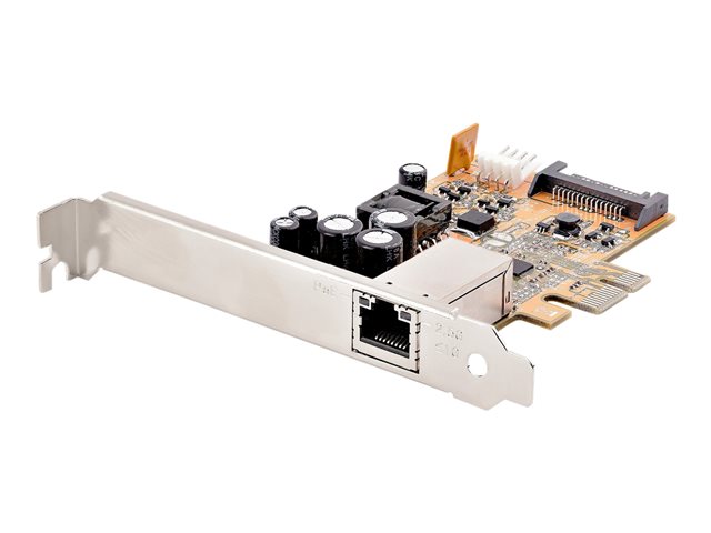 StarTech.com 1 Port 2.5Gbps PoE Network Card, PCIe Ethernet Card w/RJ45 Port, 30W 802.3at PoE NIC for Desktops/Servers, Network PoE LAN Adapter w/Low-Profile Bracket Included - NBASE-T, Windows/Linux Support (ST1000PEXPSE) - Network adapter - PCIe 2.1 low profile - 2.5GBase-T (PoE+) x 1