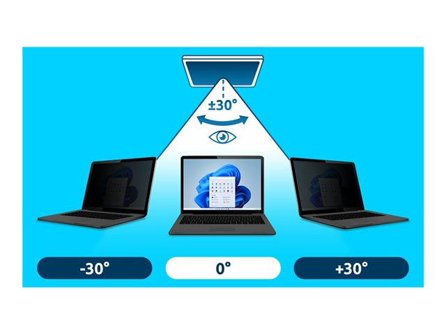 Kensington - Notebook privacy filter - 2-way - removable - 14\" - black