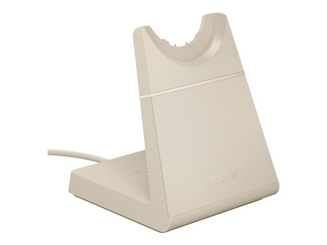 Jabra - Charging stand - beige - for Evolve2 65 MS Mono, 65 MS Stereo, 65 UC Mono, 65 UC Stereo