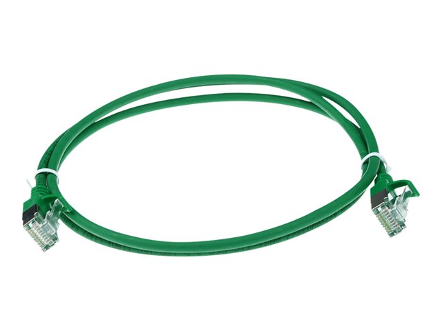 CAT6A U/FTP SLIMLINE GN 0.5M. 1 stk